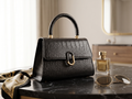 The Midnight Croc Structured Satchel